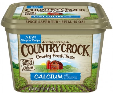 Shedd's Spread Country Crock Calcium Plus Vitamin D 32% Vegetable Oil Spread 45 Oz Plastic Tub