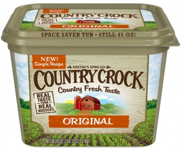 Shedd's Spread Country Crock Original 40% Vegetable Oil Spread 45 Oz Plastic Tub