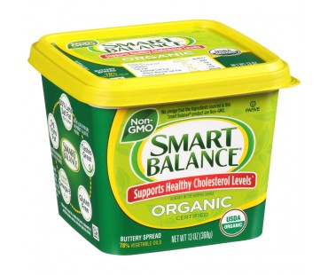 Smart Balance Organic Certified Buttery Spread 13 Oz Plastic Tub