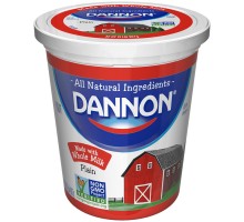 Dannon Plain Whole Milk Nonfat Yogurt 32 Oz Tub Dannon Plain Whole Milk Nonfat Yogurt 32 Oz Tub