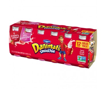 Danimals Danimals Strawberry Explosion & Wild Watermelon Smoothies 18.6 Fl Oz Pack
