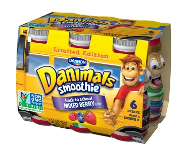 Danimals Danimals Frosty Marshmallow Smoothies 18.6 Fl Oz Sleeve