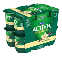 Activia Vanilla Lowfat Probiotic Yogurt 48 Oz Sleeve