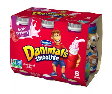 Danimals Danimals Rockin' Raspberry Smoothies 18.6 Fl Oz Pack
