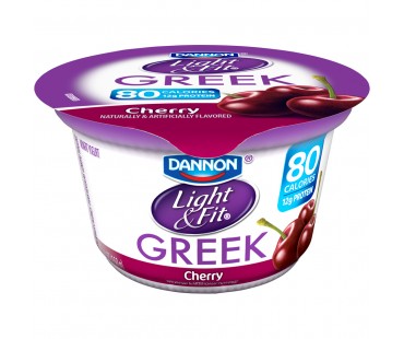Light & Fit Greek Greek Cherry Nonfat Yogurt 5.3 Oz Cup