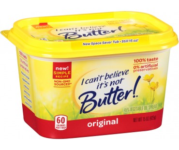 I Can'T Believe It's Not Butter! Original Spread 15 Oz Plastic Tub