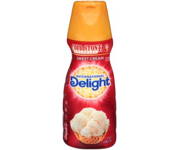 International Delight Cold Stone Creamery Sweet Cream Flavor Coffee Creamer 16 Fl Oz Plastic Bottle