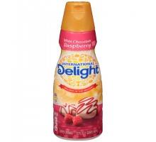 International Delight White Chocolate Raspberry Coffee Creamer 32 Oz Plastic Bottle