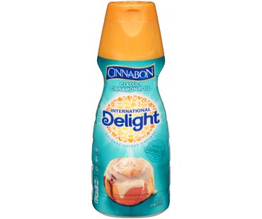 International Delight Cinnabon Classic Cinnamon Roll Coffee Creamer 16 Fl Oz Plastic Bottle