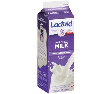 Lactaid 100% Lactose Free Fat Free Milk 16 Fl Oz Carton Lactaid 100% Lactose Free Fat Free Milk 16 Fl Oz Carton