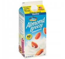 Blue Diamond Almond Breeze Almond Breeze Reduced Sugar Vanilla Almondmilk 64 Fl Oz Carton
