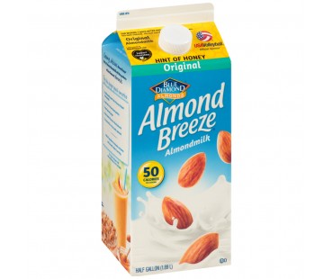 Blue Diamond Almond Breeze Almond Breeze Hint Of Honey Original Almondmilk 64 Fl Oz Carton