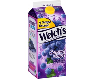 Welch's Concord Grape Fruit Cocktail 59 Fl Oz Carton