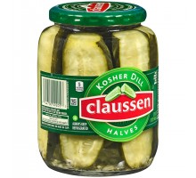 Claussen Kosher Dill Halves Pickles 32 Fl Oz Jar