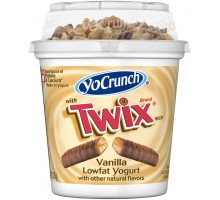Yocrunch Vanilla With Twix Pieces Lowfat Yogurt 6 Oz Cup