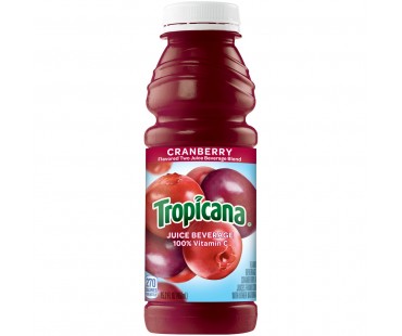 Tropicana Cranberry Juice 15.2 Fl Oz Plastic Bottle
