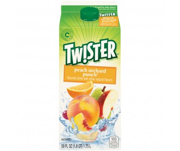 Twister Peach Orchard Punch Juice 59 Fl Oz Carton