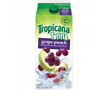 Twister Twister Grape Punch Juice 59 Fl Oz Carton
