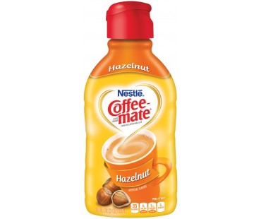 Coffee-Mate Hazelnut Liquid Coffee Creamer 64 Fl Oz Plastic Bottle