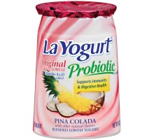 La Yogurt Original Lowfat Probiotic Pina Colada Yogurt 6 Oz Cup La Yogurt Original Lowfat Probiotic Pina Colada Yogurt 6 Oz Cup