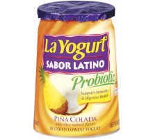 La Yogurt Probiotic Pina Colada Blended Lowfat Yogurt Sabor Latino 6 Oz Cup La Yogurt Probiotic Pina Colada Blended Lowfat Yogurt Sabor Latino 6 Oz Cup