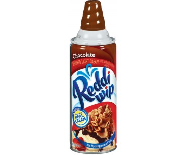Reddi Wip Chocolate Topping Dairy Whipped Topping 6.5 Oz Aerosol Can