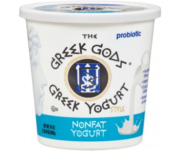 The Greek Gods Probiotic Nonfat Greek Style Yogurt 24 Oz Plastic Tub