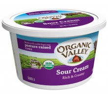 Organic Valley Sour Cream 16 Oz Tub