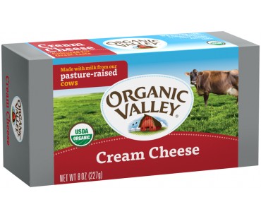 Organic Valley Cream Cheese Cream Cheese Spread 8 Oz Box
