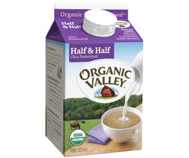 Organic Valley 16 Oz Uht Half & Half Half & Half 16 Oz Carton