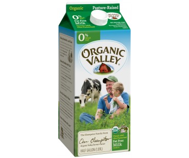 Organic Valley 0% Organic Milk 64 Fl Oz Carton