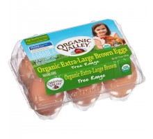 Organic Valley Organic Extra-Large Brown Eggs 6 Ct Clamshell
