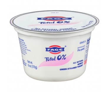 Fage Total 0% Nonfat Greek Strained Yogurt 6 Oz Cup