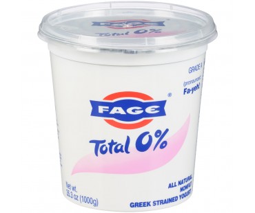 Fage Total 0% Greek Strained Yogurt 35.3 Oz Plastic Tub
