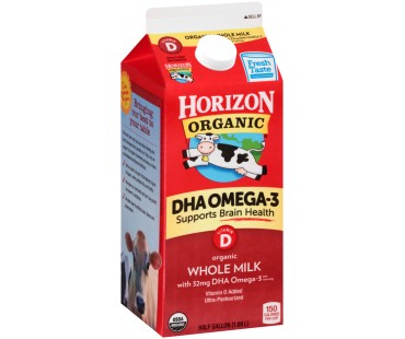 Horizon Organic Whole Dha Omega-3 Milk 64 Fl Oz Carton