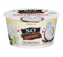 So Delicious Dairy Free Coconut Milk Vanilla Yogurt Alternative 5.3 Oz Tub