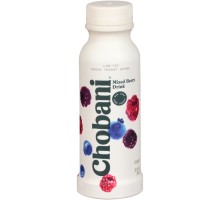 Chobani Mixed Berry Low-Fat Greek Yogurt Drink 10 Fl Oz Plastic Bottle
