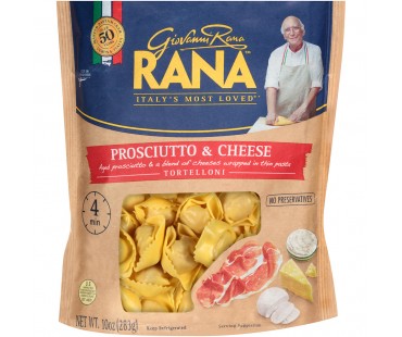 Rana Prosciutto & Cheese Tortelloni 10 Oz Stand Up Bag