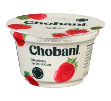 Chobani Strawberry On The Bottom Non-Fat Greek Yogurt 5.3 Oz Cup