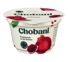 Chobani Pomegranate On The Bottom Non-Fat Greek Yogurt 5.3 Oz Cup