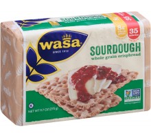 Wasa Sourdough Whole Grain Crispbread 9.7 Oz Wrapper