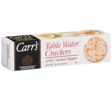 Carr's Table Water With Cracked Pepper Crackers 4.25 Oz Box