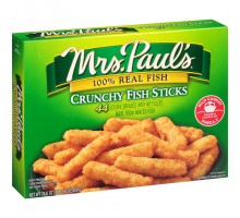 Mrs. Paul's Crunchy Fish Sticks 24.6 Oz Box