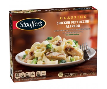 Stouffer's Classics Chicken Fettuccini Alfredo Frozen Entree 10.5 Oz Box Stouffer's Classics Chicken Fettuccini Alfredo Frozen Entree 10.5 Oz Box