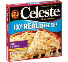 Celeste Pizza For One Zesty 4 Cheese Frozen Pizza 5.22 Oz Box