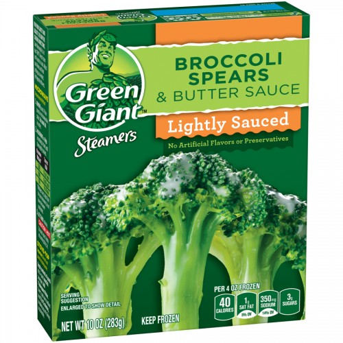 Green Giant Broccoli Spears & Butter Sauce Steamers 10 Oz Box