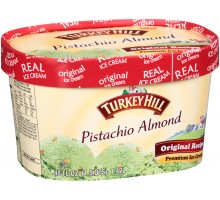 Turkey Hill Pistachio Almond Premium Ice Cream 48 Fl Oz Tub