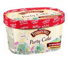 Turkey Hill Party Cake Original Recipe Premium Ice Cream 48 Fl Oz Tub