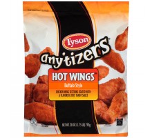 Anytizers Buffalo Style Hot Wings Chicken Wings 28 Oz Stand Up Bag