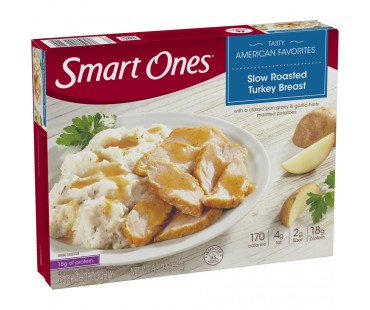 Weight Watchers Smart Ones Tasty American Favorites Slow Roasted Turkey Breast Frozen Entree 9 Oz Box